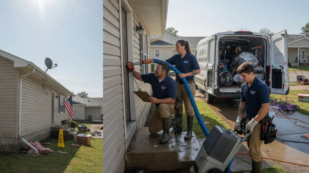 Ceiling Water Damage Restoration in Prosperity, PA near me